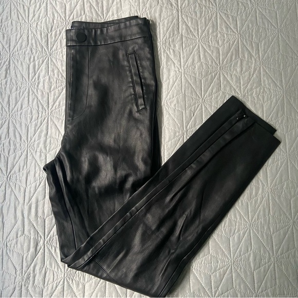 Zara Skinny Leather Pants - Picture 1 of 11